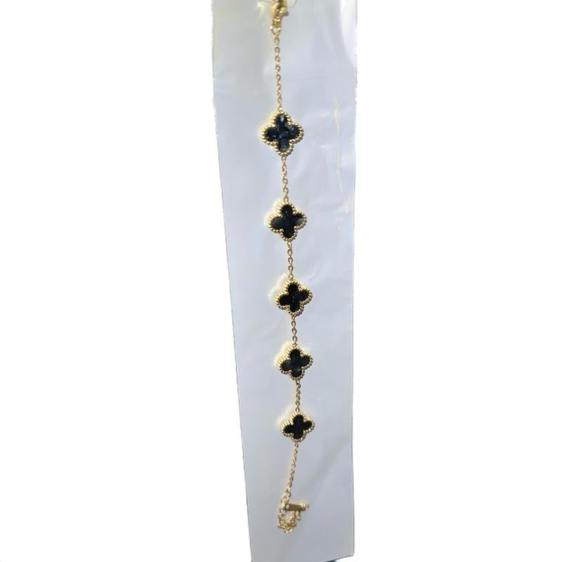 Adjustable Chain Bracelet with Colorful Decorative Stones | Unisex Fashion Jewelry