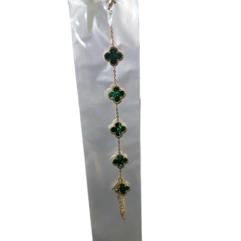 Adjustable Chain Bracelet with Colorful Decorative Stones | Unisex Fashion Jewelry