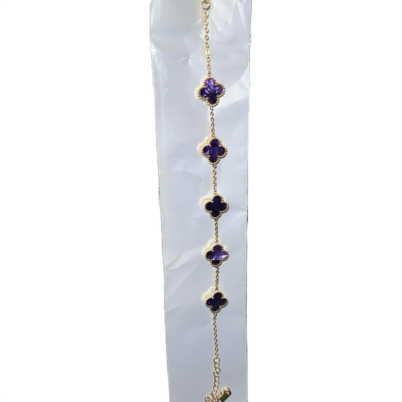 Adjustable Chain Bracelet with Colorful Decorative Stones | Unisex Fashion Jewelry